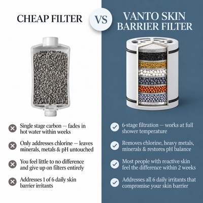 Vanto Skin Barrier Shower Filter